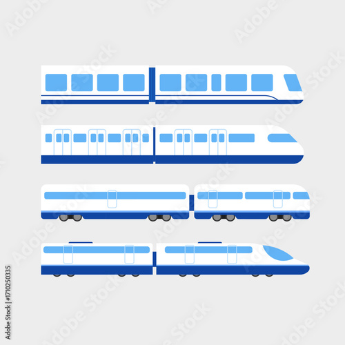 vector illustration of a train