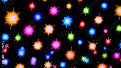 Abstract surreality motion graphics, vertigo hallucinations induced by stroboscopic flicker