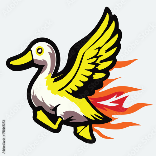 design logo vector icon cartoon illustration mascot duck