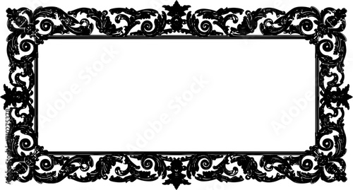 Silhouette design frame icon designs frame style 