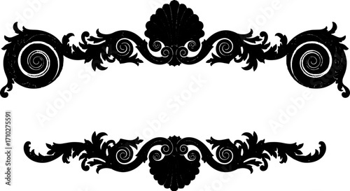 Silhouette design frame icon designs frame style 