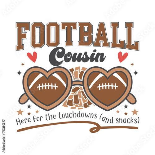 Football cousin cheer football family, Football cheer family SVG