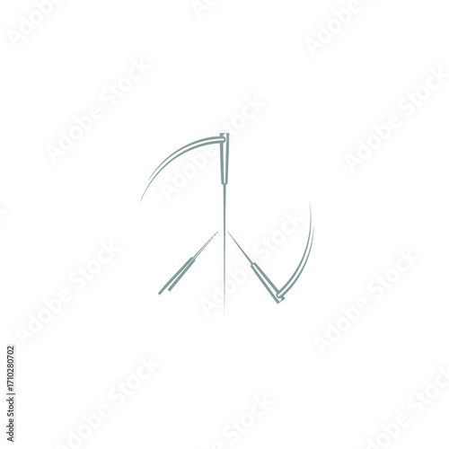 Abstract background design with acupuncture health concept