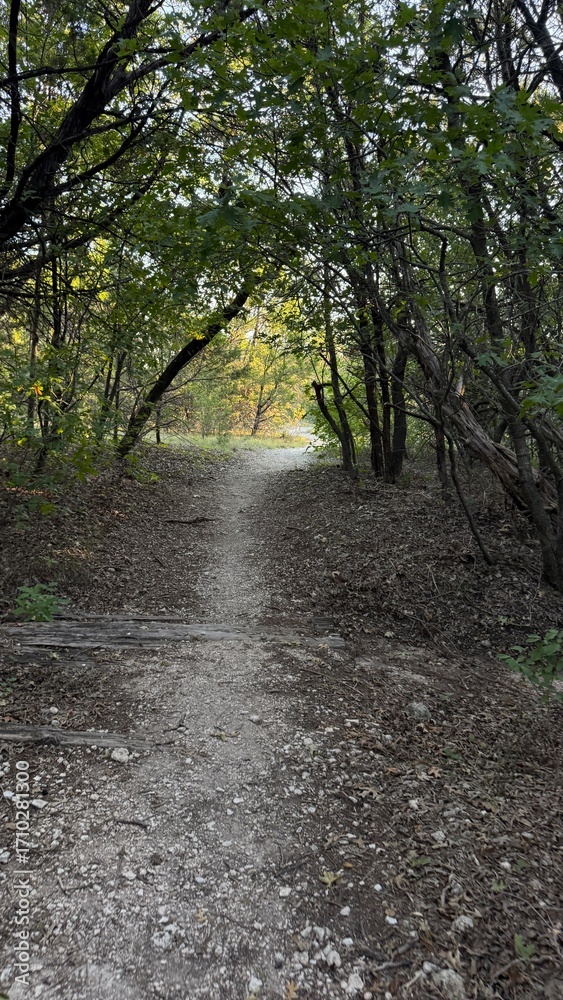 Obraz premium Cleburne State Park is a 528-acre Texas state park in Johnson County, Texas operated by the Texas Parks and Wildlife Department. The park includes the 116-acre, spring-fed Cedar Lake that was created
