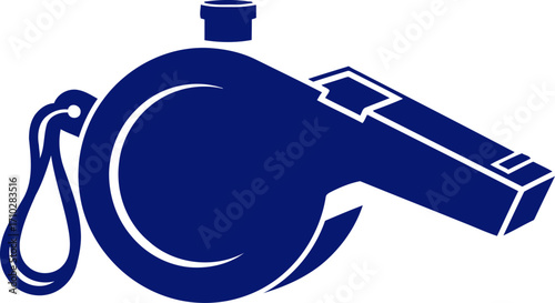 whistle icon authority, sport, and game design element, isolated on transparent background