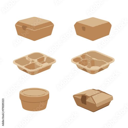 Eco-friendly takeaway food packaging options for restaurants and catering services, sustainable