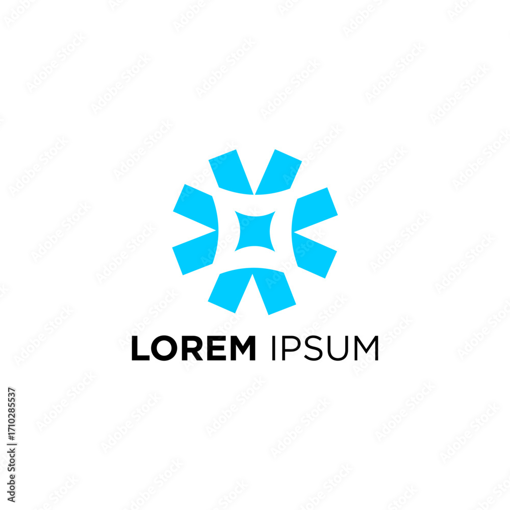 Obraz premium Star Circle modern logo design ideas