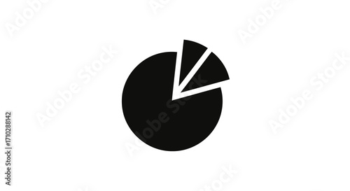 Pie Chart Representing Data Distribution.