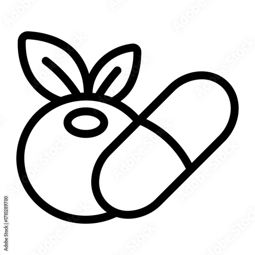 Antioxidant Line Icon