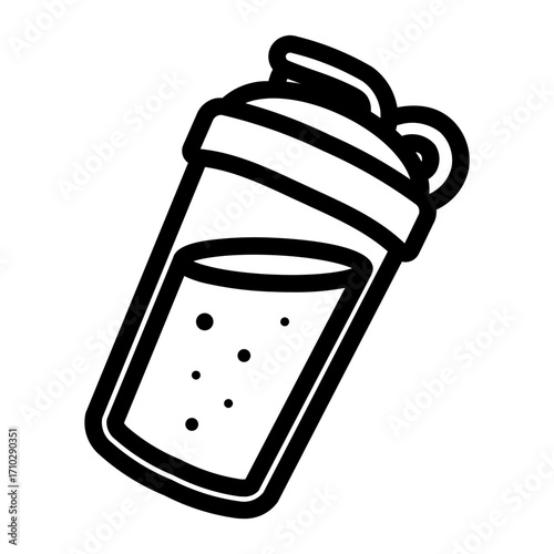 Protein Shake Line Icon
