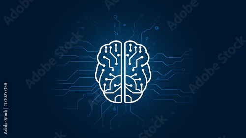 Exploring artificial intelligence concepts digital realm graphic design tech environment abstract perspective
