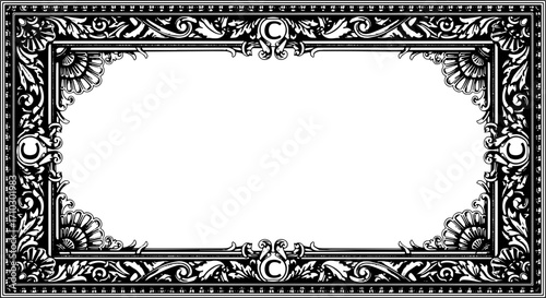 Silhouette design frame icon designs frame style 