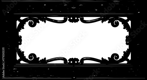 Silhouette design frame icon designs frame style 
