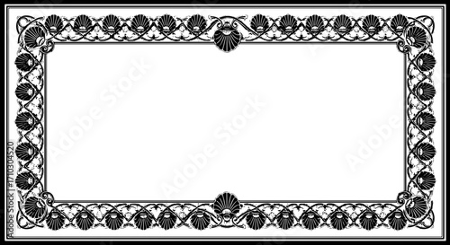 Silhouette design frame icon designs frame style 