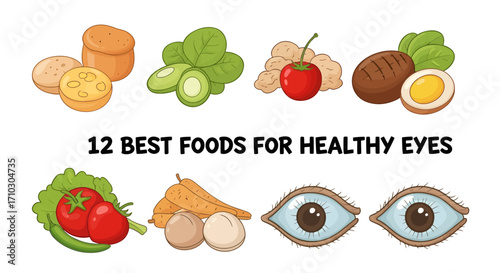 Promoting eye health with a variety of nutritious foods for optimal vision support and care