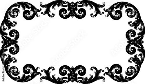 Silhouette design frame icon designs frame style 