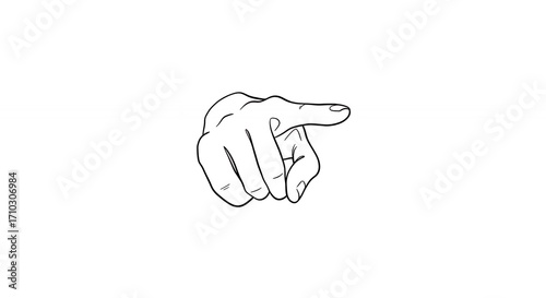 Hand pointing