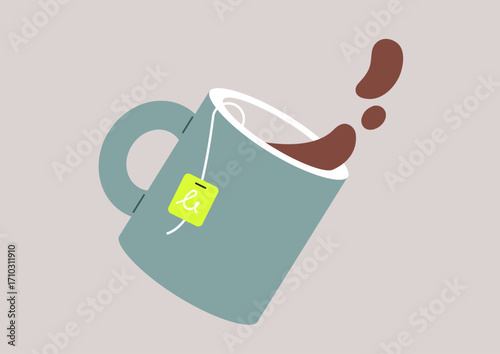 Spill the tea as a metaphor for revealing gossip or share personal news, especially exciting, private, or surprising information