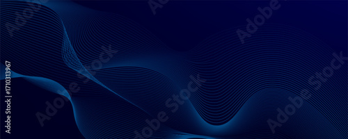 Premium background design with diagonal dark blue line pattern. Vector horizontal template for digital lux business banner, contemporary formal invitation, luxury voucher, prestigious gift certificate