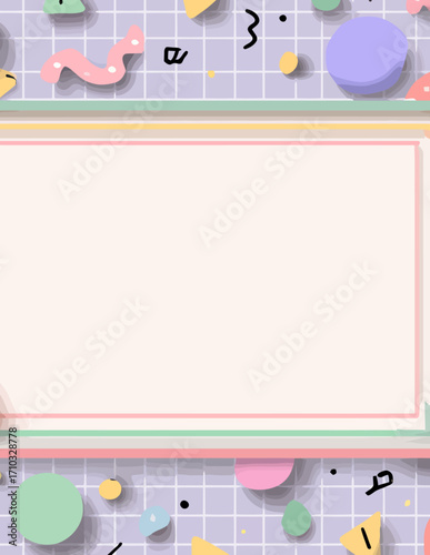 Fondo vectorial suave y vibrante en tonos pastel