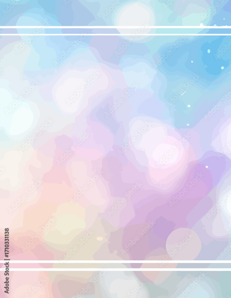 Fondo suave y difuminado en estilo vector, tonos pastel
