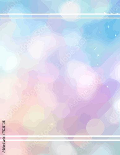 Fondo suave y difuminado en estilo vector, tonos pastel
