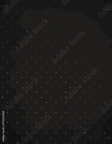Fondo negro de lujo con textura sutil dorada