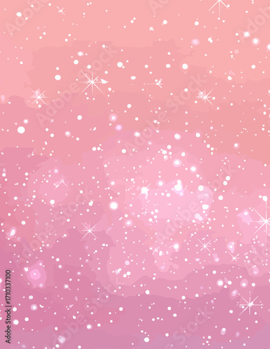 Fondo etéreo de ensueño en estilo vectorial simple, tonos rosados
