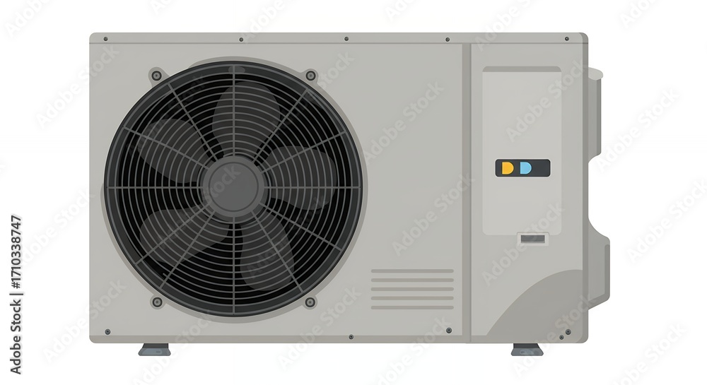 Fototapeta premium Modern heat pump unit