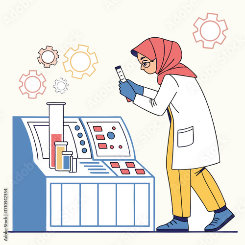 Diverse scientists working together Scientist in laboratory 