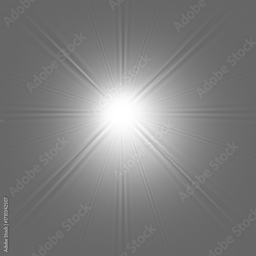 Stunning light burst radiating outwards creates a vibrant, dynamic energy and adds a touch of ethereal beauty, originally a scalable vector graphic