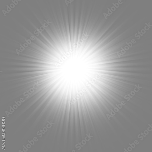 Stunning light rays radiating outward, a beacon of hope and inspiration, radiating energy, ideal for adding a dynamic glow to your designs