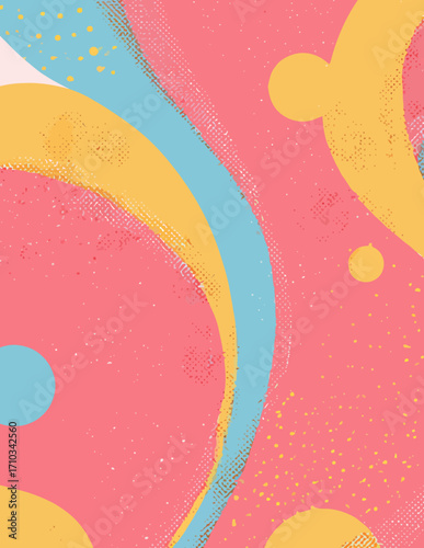 Patrón de remolino abstracto en estilo vectorial