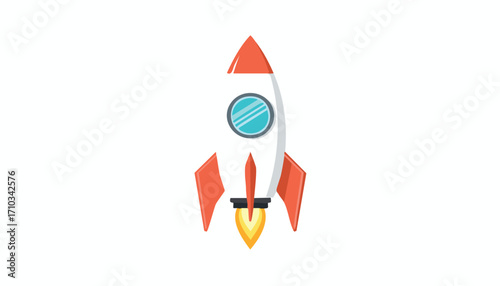 rocket, vector, icon, spaceship, space, illustration, symbol, business, launch, cartoon, red, ship, weapon, sign, concept, color, toy, missile, travel, science, 3d, technology, design, blood, object
