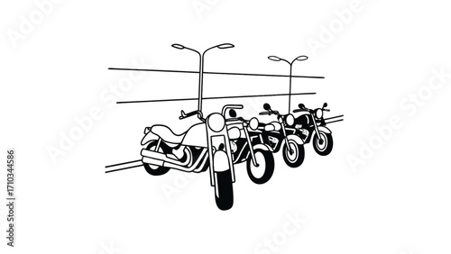 Motorcycle parking
