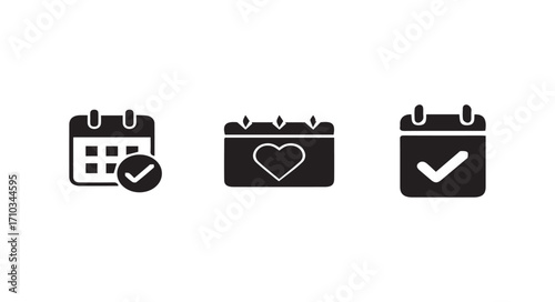 Callendar icon,  vector isolated on white background, Calender symbol, Schedule icon symbol, vector illustration eps 10.