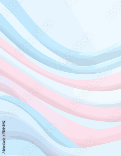 Fondo abstracto con curvas suaves en tonos pastel
