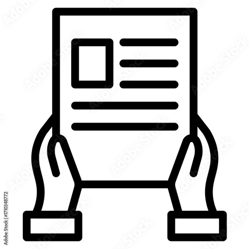  Curicyulum vitae icon in vector illustration