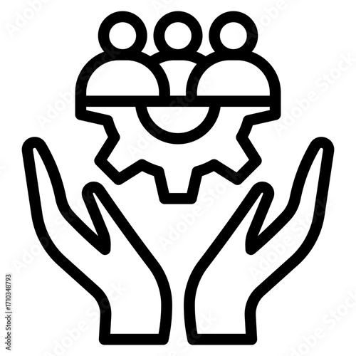 Inclussion  icon in vector illustration