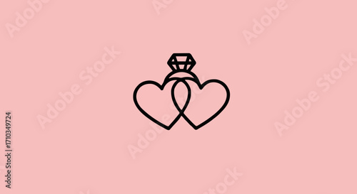 Icon Vector illustration wedding