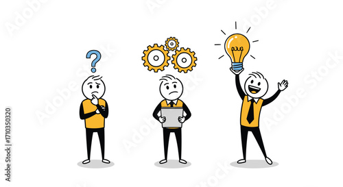 Problem solving and idea generation process with business people.