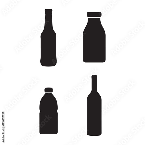 Water bottle vector illustration isolated