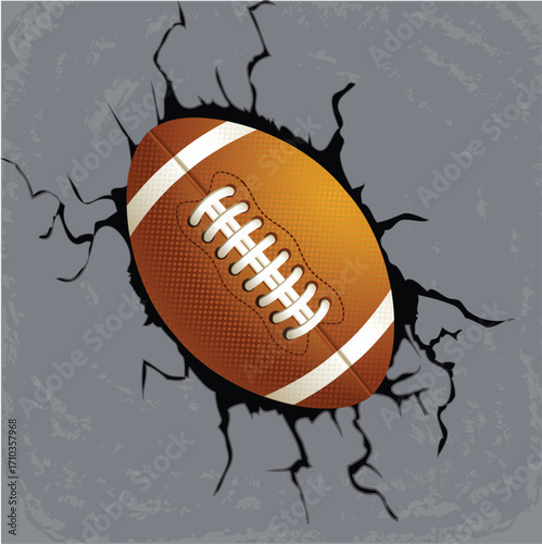 american football vector illustration