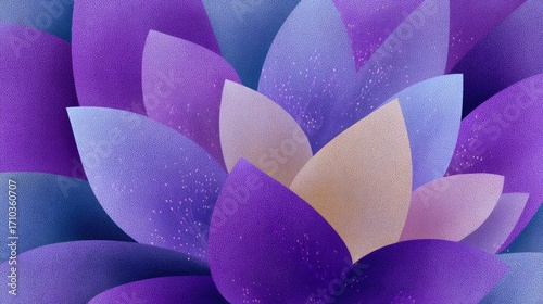 Wallpaper Mural Textured Purple And Blue Abstract Floral Pattern flower Torontodigital.ca