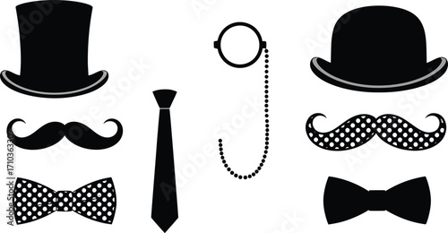 Gentleman s Accessories Silhouette