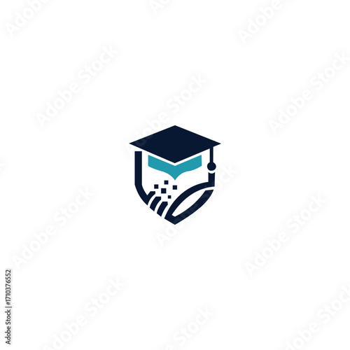 Education icon logo design vector