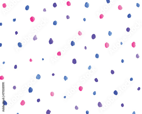 Sfondo astratto con puntini colorati a forma libera