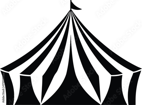 festival event circus tent vector design
