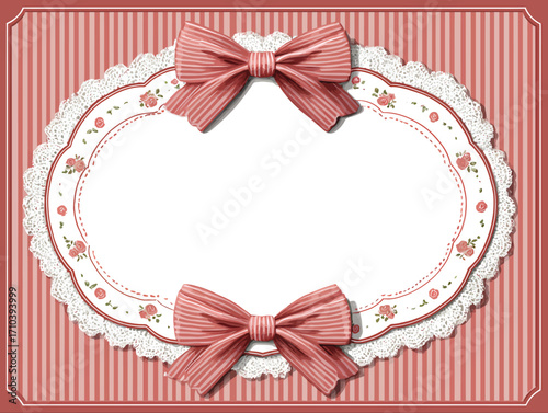 Sfondo astratto rosa e bianco a strisce