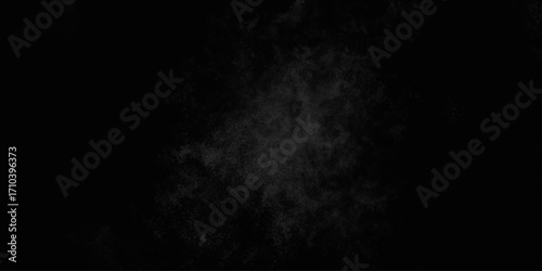 Black with dark gray texture background. Freeze motion of white particles. Black with dark gray texture background. black concrete wall background. Dark cement wall in retro concept.
